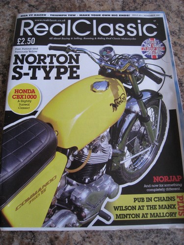 Real classic motorcycles - classic, nov