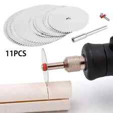 11pcs Circular Saw Disc Set Mini Drill Rotary Tool Wood Cutting Blade Set