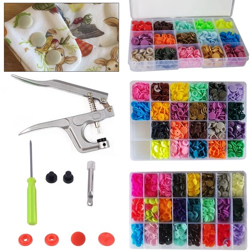 Plastic snap button fastener - button,