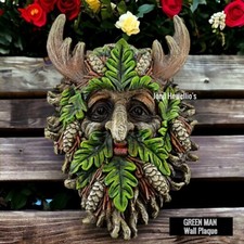 Green Man Wall Plaque Garden