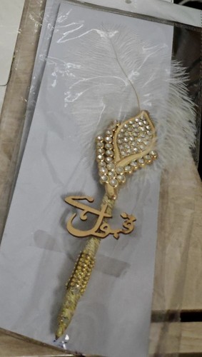 Luxury nikkah pen feather - pen,