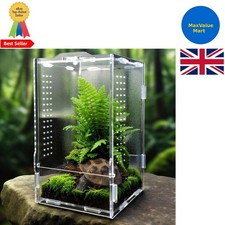 GTSEEMUU Jumping Spider Enclosure, Insect Terrarium, Bug Cage, 20 x 12 x 11...