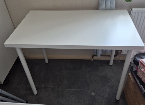 New ikea white table durable - new,