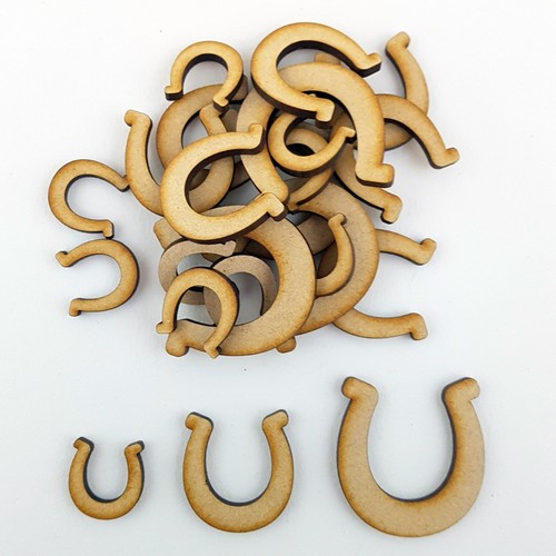 Wooden horseshoe mdf - x,