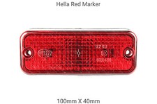 Autosleepers Executive Peugeot Boxer Hella Red Rear Top Marker Light/lamp