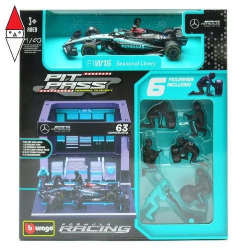 Burago mercedes f1 - burago, gp