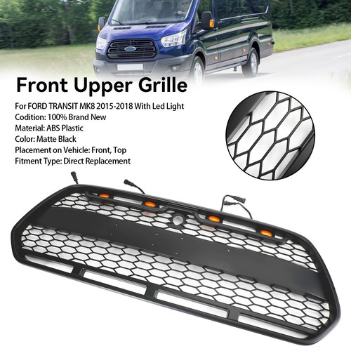 Matt black front - matt, grille