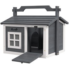 PawHut Rabbit Hutch, Cat House
