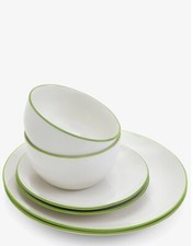 Next New 12 Piece Dinner Set Porcelain Dinner,Side Plates &  Bowls White