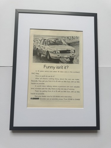 Framed original skoda estelle - framed,