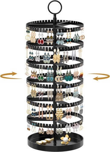Rotating earring holder - earring,