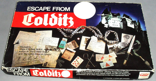 Escape from colditz board game - colditz,