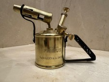 Primus 630 kerosene brass Blow Torch Sweden plumbers working order  Sweden 1951