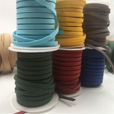 5yards 5MM Flat Faux Suede Leather Cord Korean Rope - DIY Beading Jewelry Making