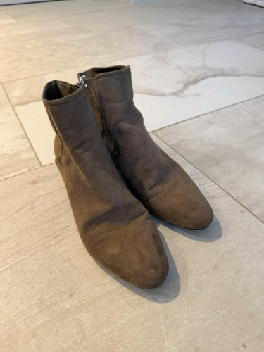 Mango brown suede - brown, ankle