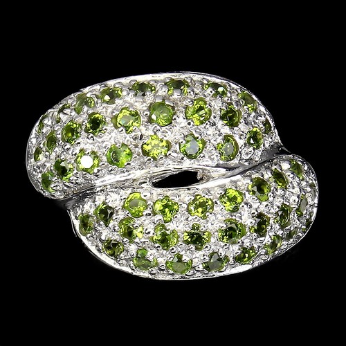925 sterling silver ring round - 925,