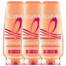 L'Oreal Elvive Dream Lengths Anti split ends Conditioner for Hair, 3x500ml