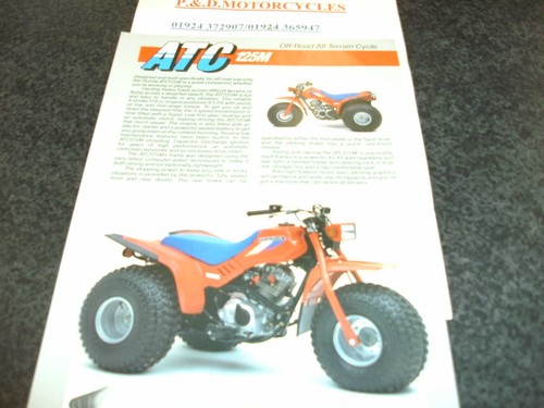Honda atc125m off - ,