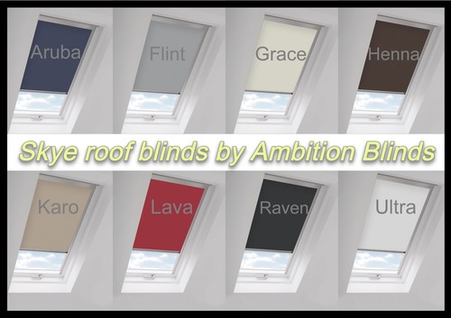 Blackout roller roof blinds - blackout,