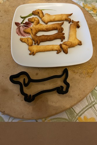 Printed black dachshund - 3d,