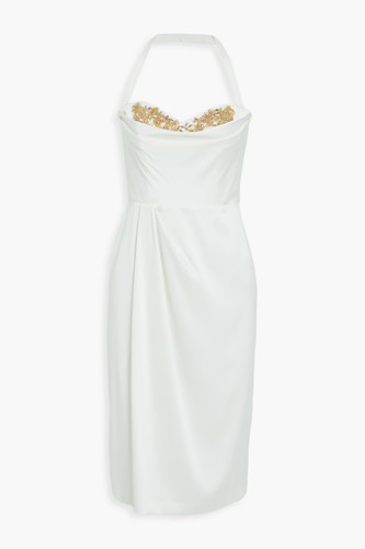 Marchesa notte white crepe - marchesa,