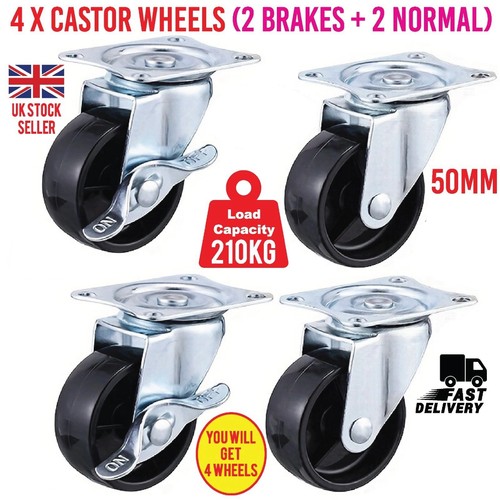 Heavy duty 50mm 210kg pu - 50mm,