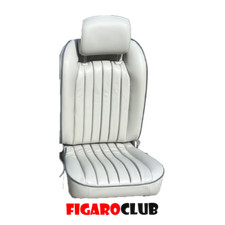 PAIR Re-Leathered Nissan Figaro Front Seats - Including Matching Piping