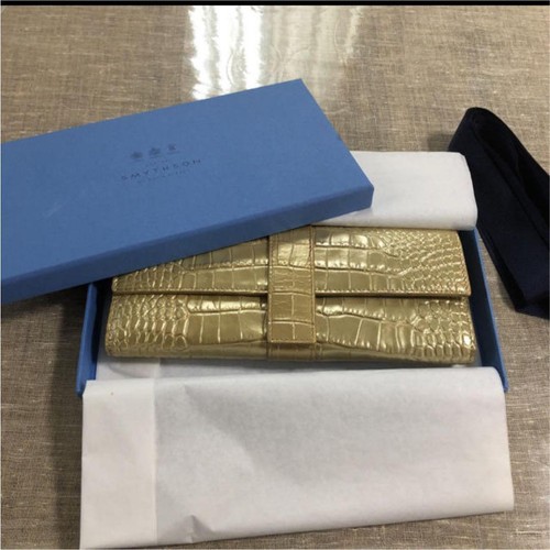 Smythson jewelry case gold - jewelry, s