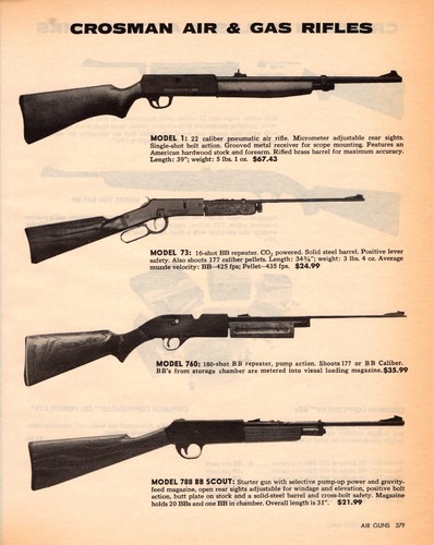 1982 print crosman model - print,