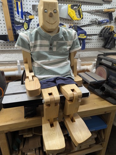 Mannequin handcrafted wooden - mannequin,