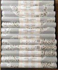 Laura Ashley Emperor Paisley Dove Grey Wallpaper Same Batch Price Per Roll