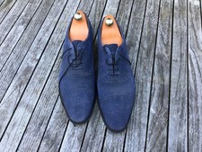 Herring  Blue Suede Oxford