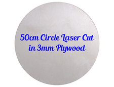 50cm Large Wooden Plywood Circle Disc Plaque Craft Shapes Wood DIY Decoration 