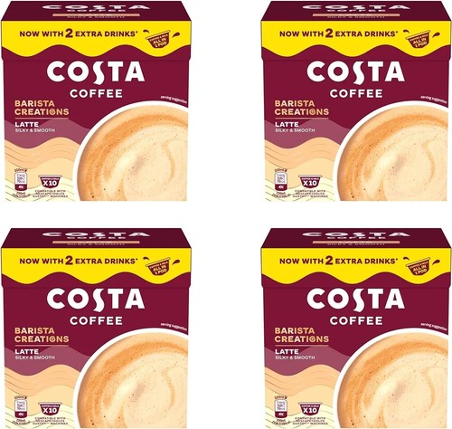 Costa coffee pods latte - 4, x