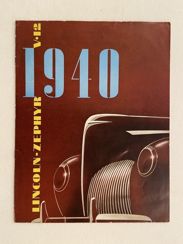1940 lincoln zephyr sales - v-12,