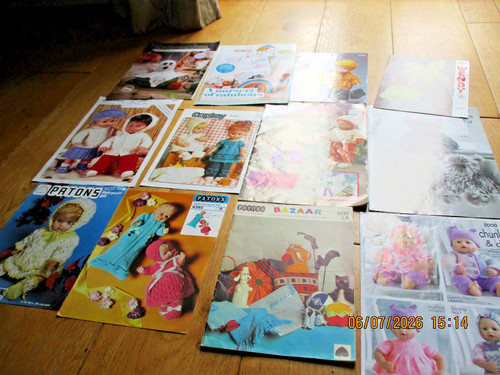 Job lot vintage knitting - job,