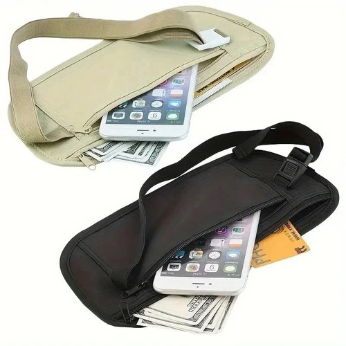 Money belt travel hidden - belt,