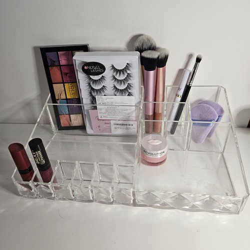 Clear acrylic makeup storage - makeup,