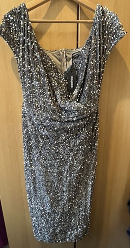 Boohoo grey warm sequine - boohoo,