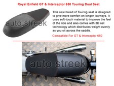 Royal Enfield "PREMIUM TOURING DUAL SEAT" For CONTINENTAL GT 650/INTERCEPTOR 650