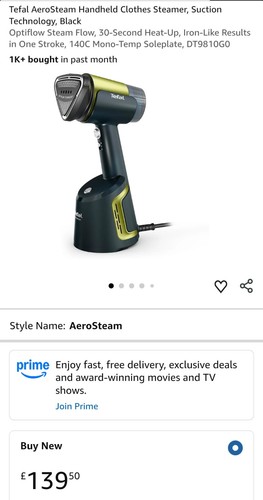 Tefal aerosteam handheld - tefal,