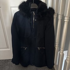 Zara TRF Khaki Navy blue Parka