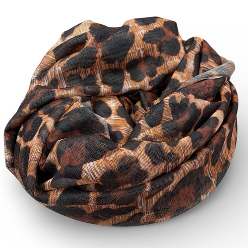 Meters leopard print mesh - meters-,