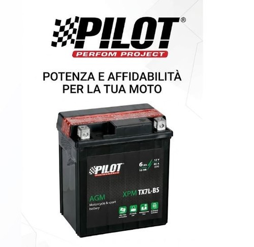 Pilot xpmtx7lbs agm battery - xpmtx7lbs,