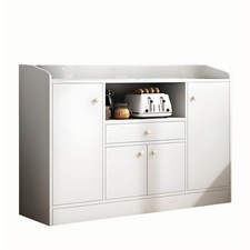 Cream Sideboard Cabinet Cupboard Buffet Living Room Modern Storage Furniture
