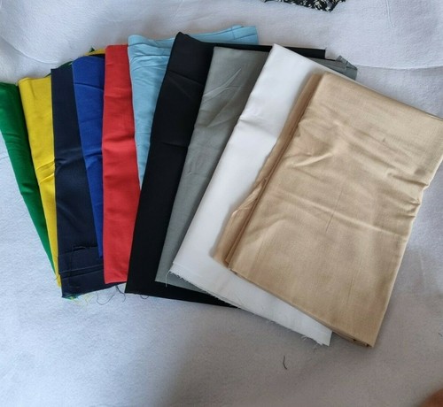 Plain cotton fabric - plain, off