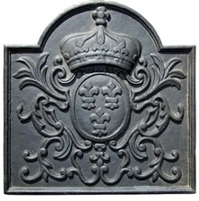 18"x 18" Crown and Fleur de