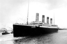 1912 RMS TITANIC MAIDEN VOYAGE PHOTO PRINT SOUTHAMPTON WHITE STAR LINE