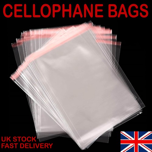 Clear cellophane self seal - clear,