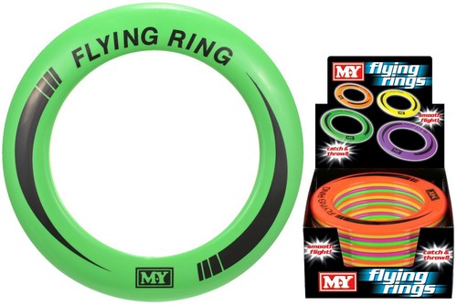 Neon flying ring disc - 10",